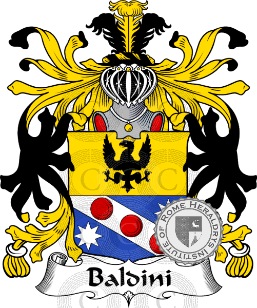Coat of arms of family Baldini