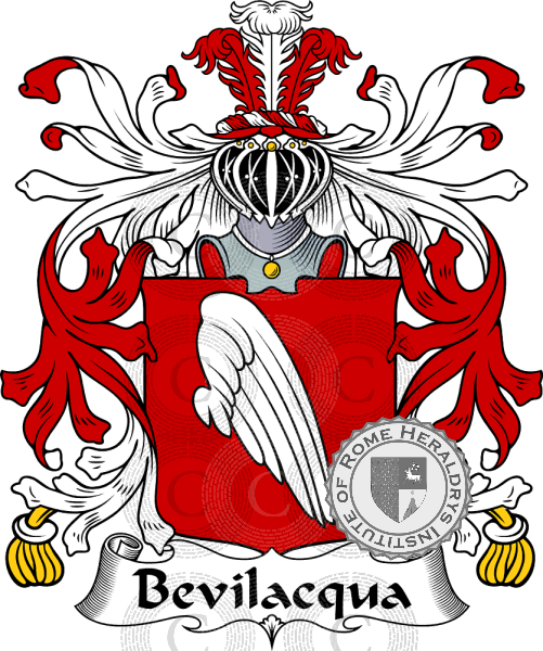 Brasão da família Bevilacqua   ref: 35211