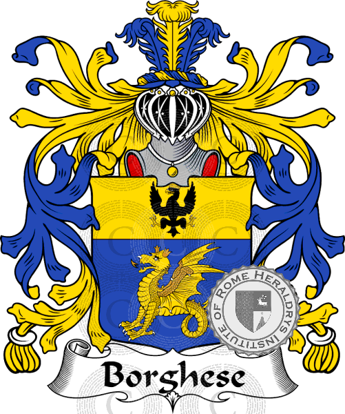 Wappen der Familie Borghese   ref: 35227