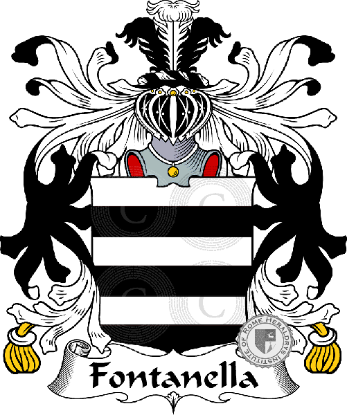 Coat of arms of family Fontanella