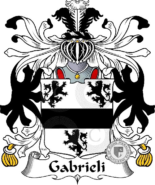 Escudo de la familia Gabrieli