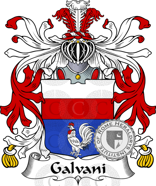 Escudo de la familia Galvani   ref: 35377