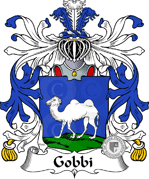 Coat of arms of family Gobbi