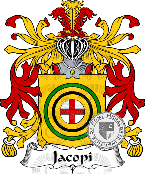 Coat of arms of family Jacopi