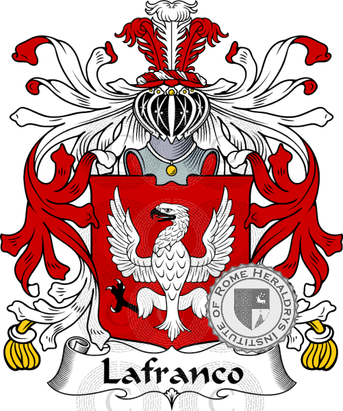 Coat of arms of family Lafranco   ref: 35449