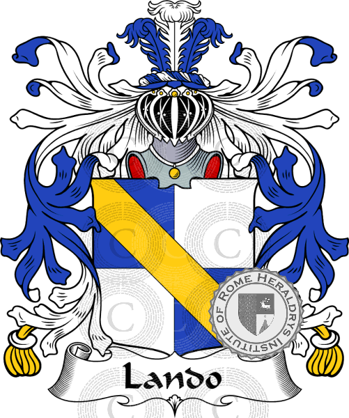 Coat of arms of family Lando   ref: 35460