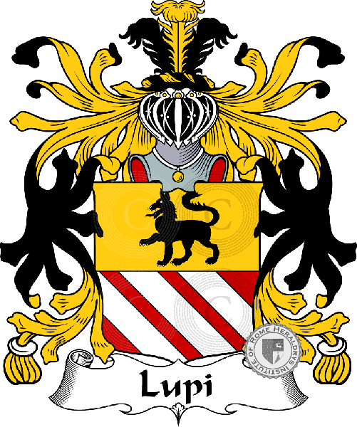 Wappen der Familie Lupi