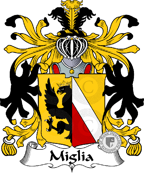 Coat of arms of family Miglia