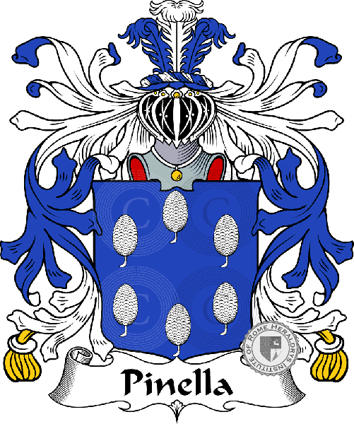 Brasão da família Pinella