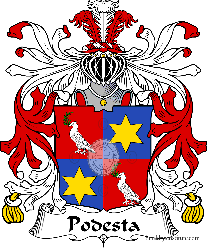 Coat of arms of family Podesta