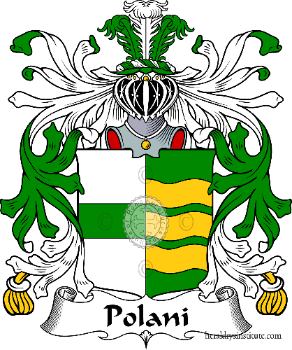 Wappen der Familie Polani   ref: 35759