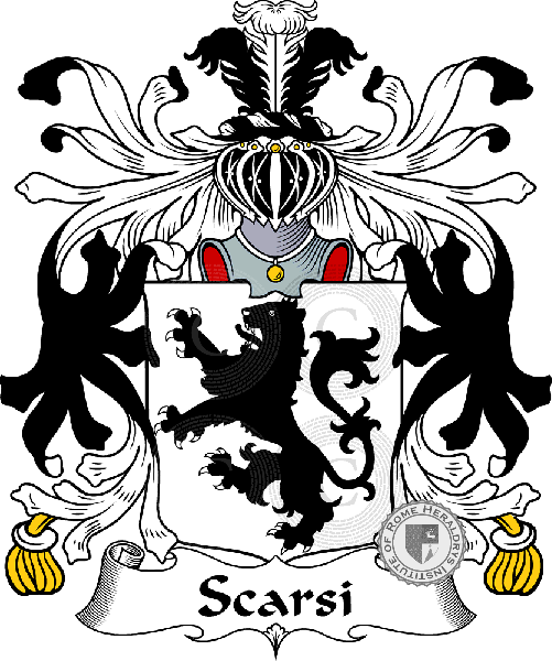 Wappen der Familie Scarsi   ref: 35874