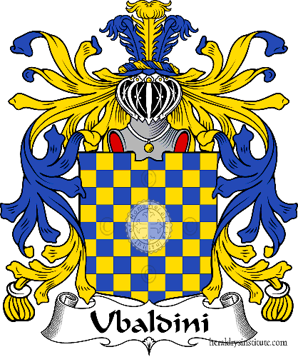 Coat of arms of family Ubaldini   ref: 35985