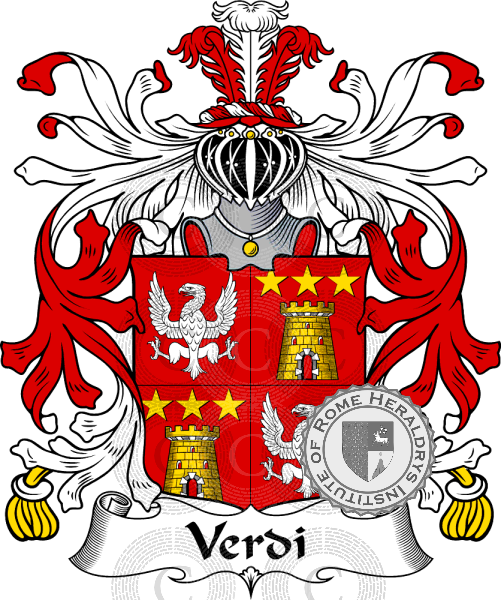 Coat of arms of family Verdi de Giorni