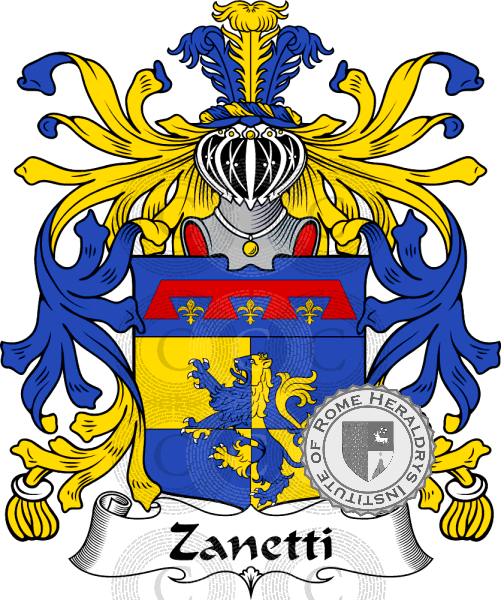 Escudo de la familia Zanetti