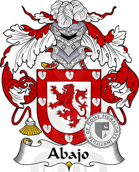 Coat of arms of family Abajo   ref: 36089