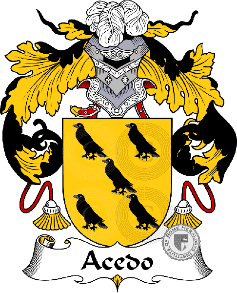Coat of arms of family Acedo