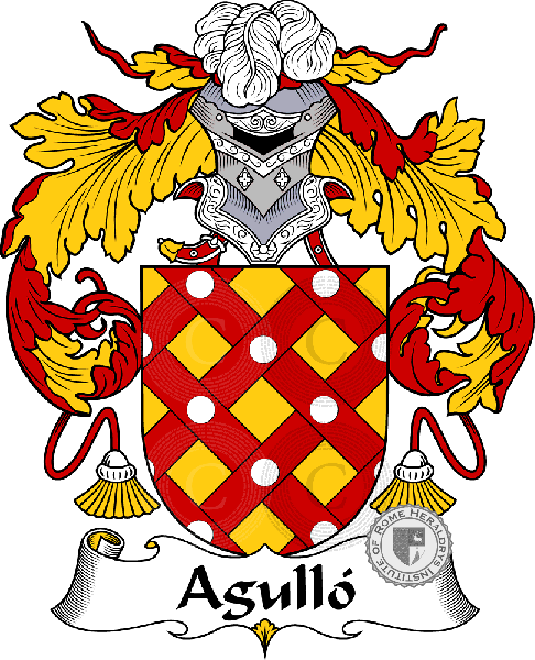 Coat of arms of family Agullo