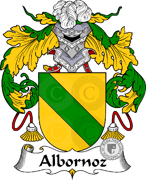 Coat of arms of family Albornoz