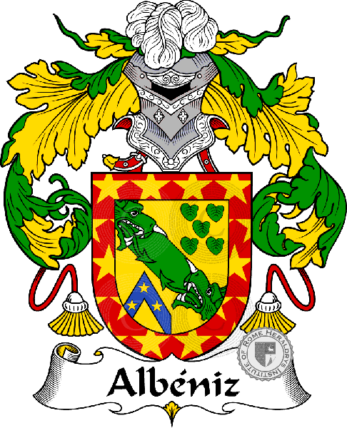 Escudo de la familia Albéniz