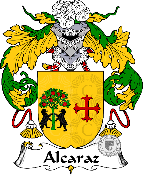 Escudo de la familia Alcaraz   ref: 36197