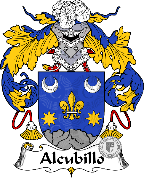 Coat of arms of family Alcubillo