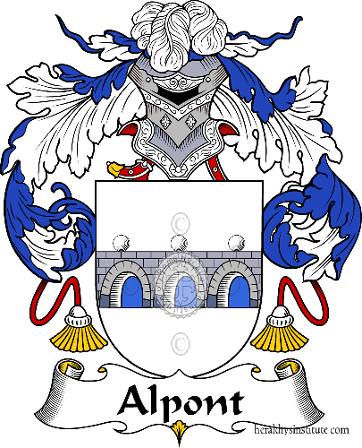 Wappen der Familie Alpont I   ref: 36227