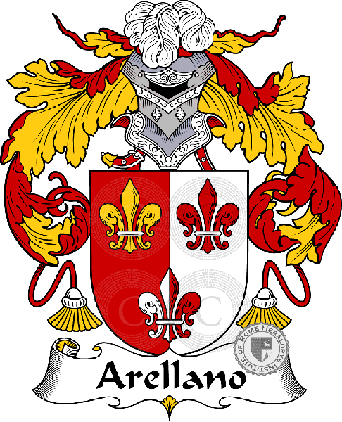 Coat of arms of family Arellano