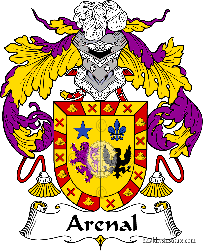 Coat of arms of family Arenal
