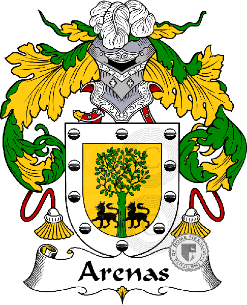 Escudo de la familia Arenas