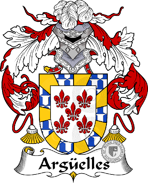 Coat of arms of family Argüelles