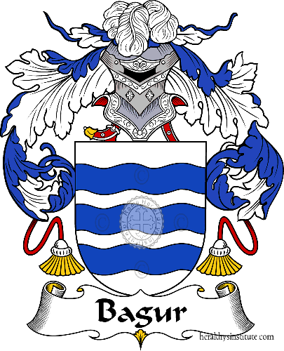 Wappen der Familie Bagur or Begur   ref: 36390