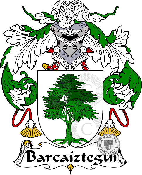 Escudo de la familia Barcaíztegui