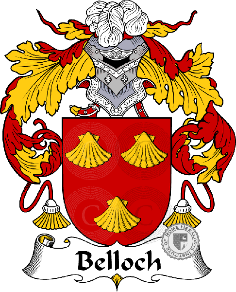 Brasão da família Belloch