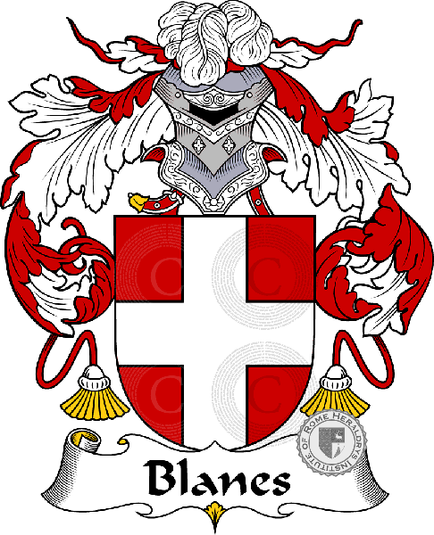 Coat of arms of family Blanes
