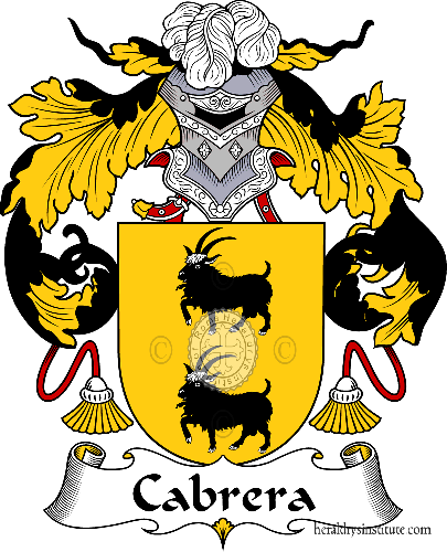 Wappen der Familie Cabrera