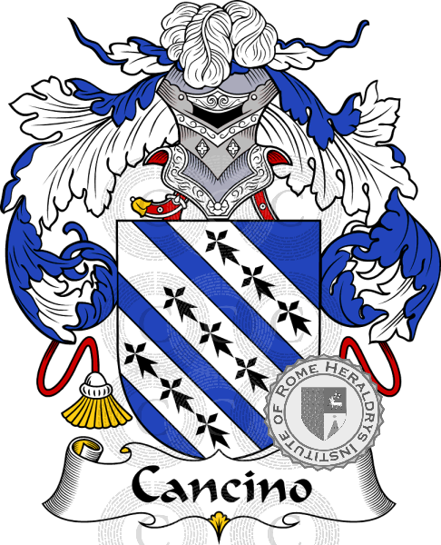 Coat of arms of family Cancino   ref: 36592