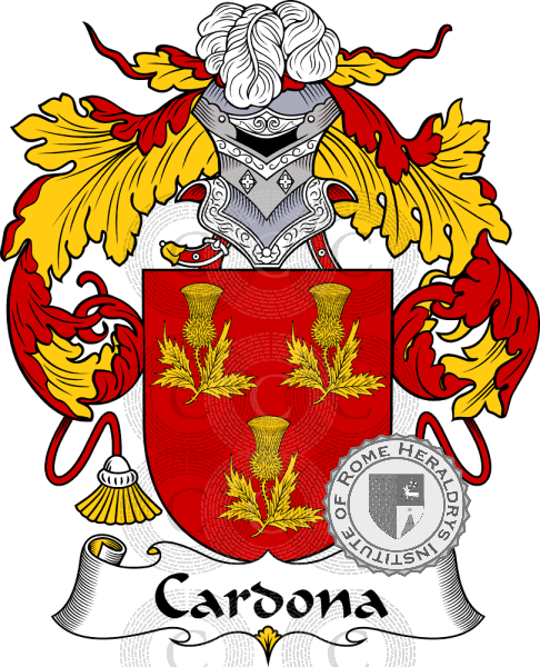 Coat of arms of family Cardona