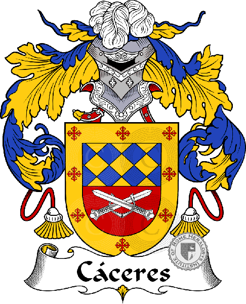Wappen der Familie Caceres