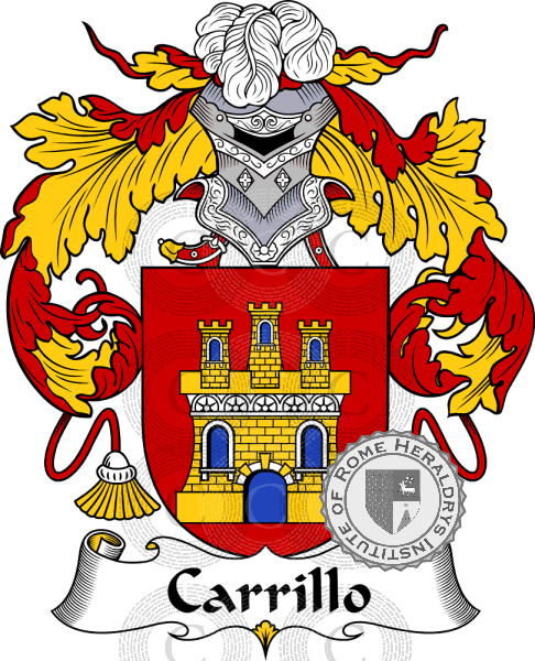 Escudo de la familia Carrillo