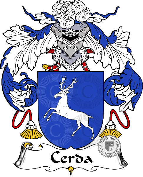 Wappen der Familie Cerda