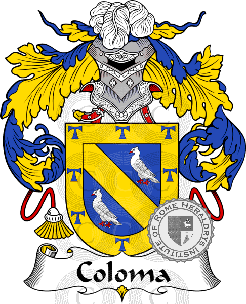 Wappen der Familie Coloma   ref: 36692