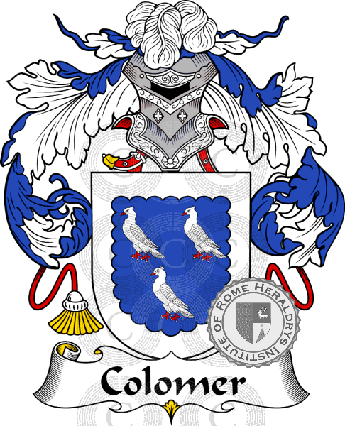 Coat of arms of family Colomer   ref: 36693