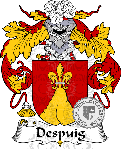 Coat of arms of family Despuig   ref: 36737