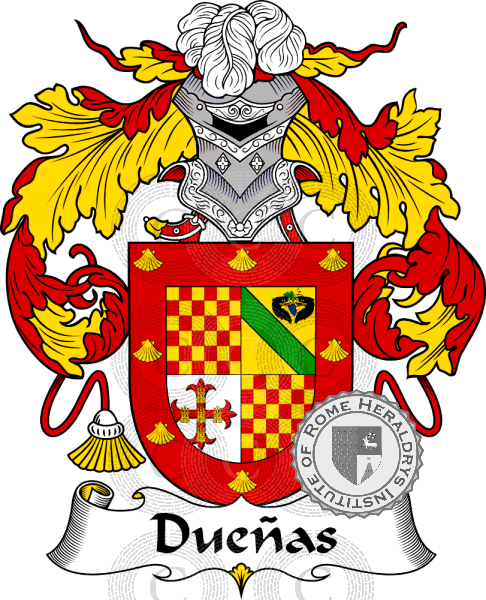 Coat of arms of family Dueñas