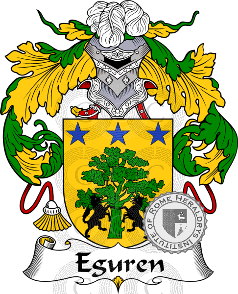 Wappen der Familie Eguren   ref: 36784