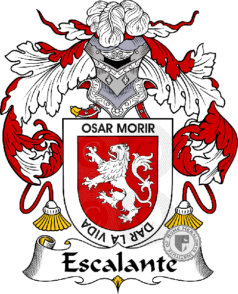 Coat of arms of family Escalante