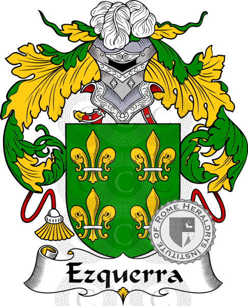 Coat of arms of family Ezquerra   ref: 36843