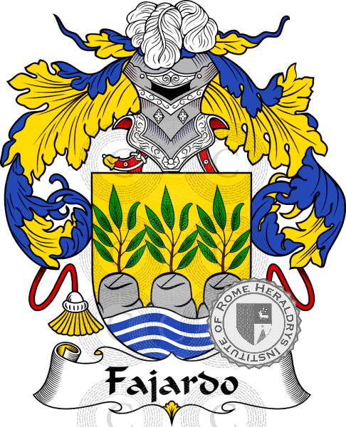 Coat of arms of family Fajardo