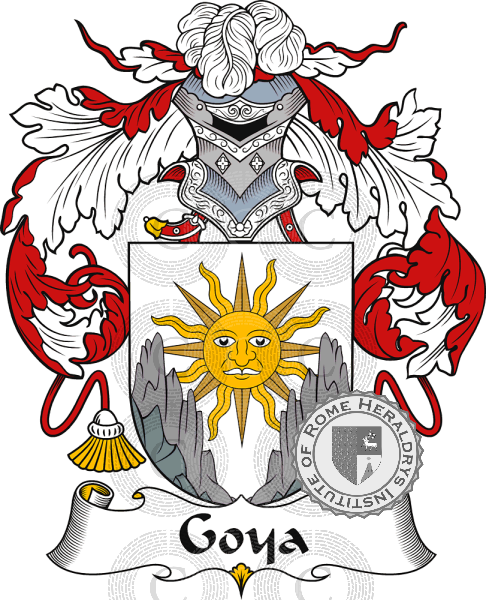Wappen der Familie Goya I   ref: 36977